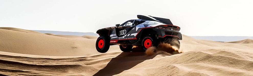 El Audi RS Q e-tron muestra el potencial de la tecnología eléctrica en el Rally Dakar