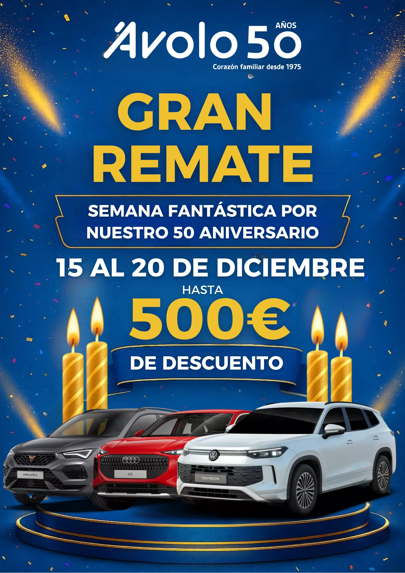 Gran remate 50 aniversario fin de año