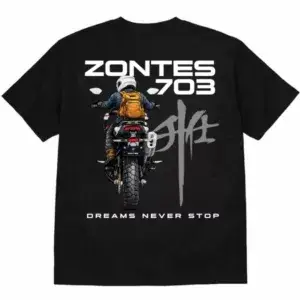 Camiseta zontes 703F NEGRA