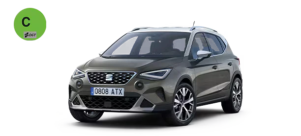 Seat Arona etiqueta c vehículo jaén