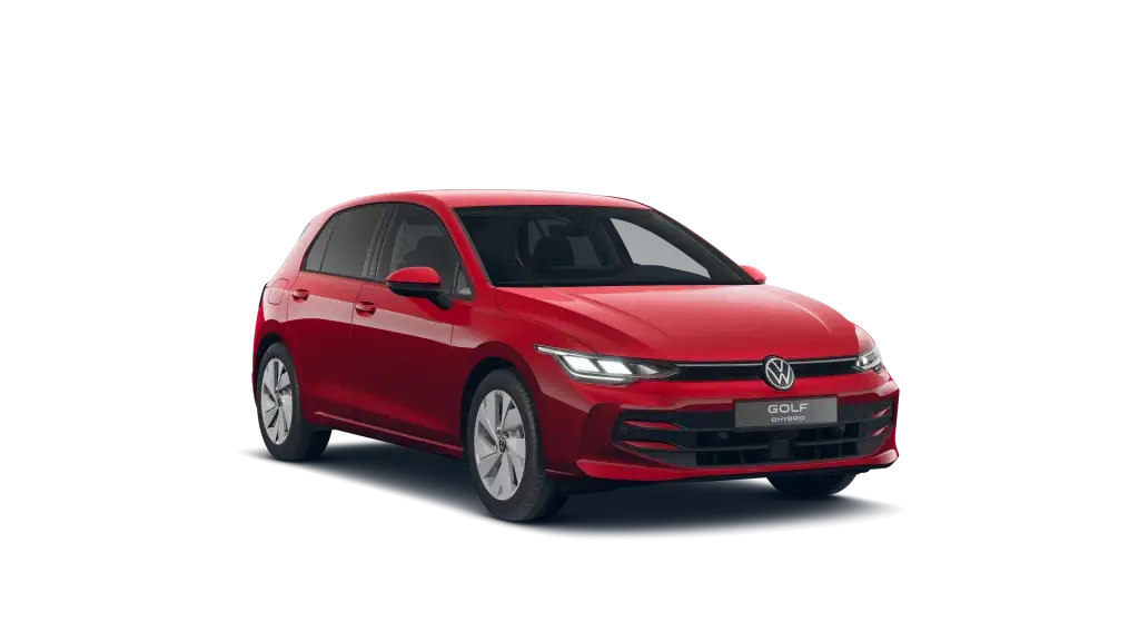 Volkswagen Golf Match rojo hibrido enchufable Grupo Avolo Jaén