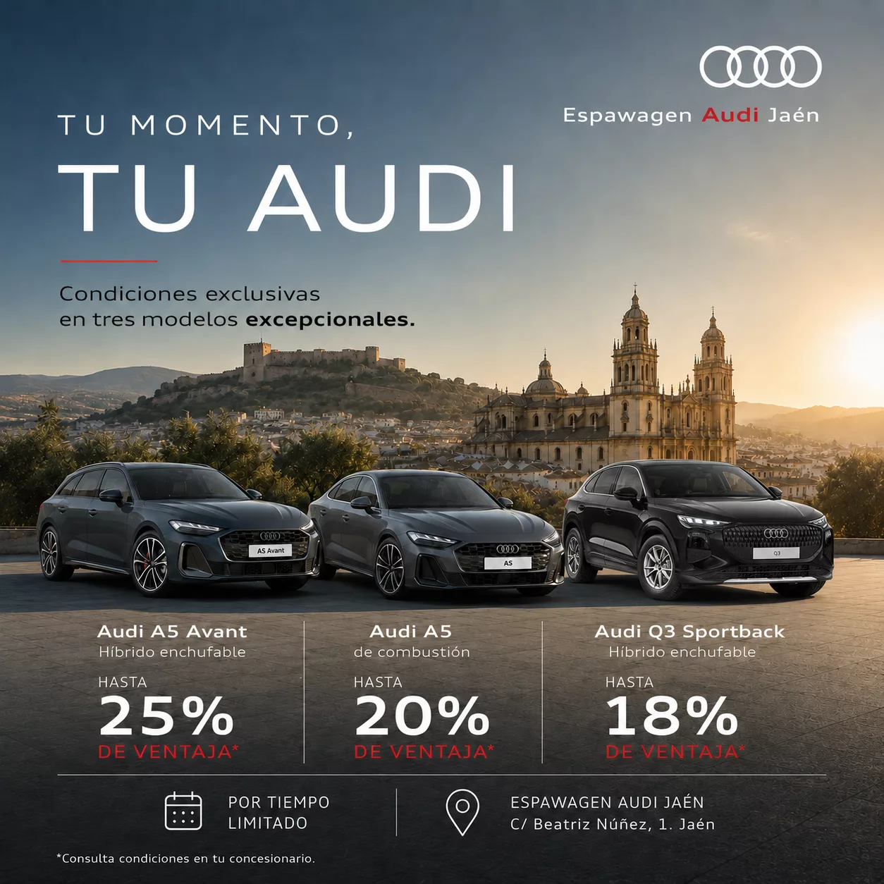elige tu audi, cuadrado