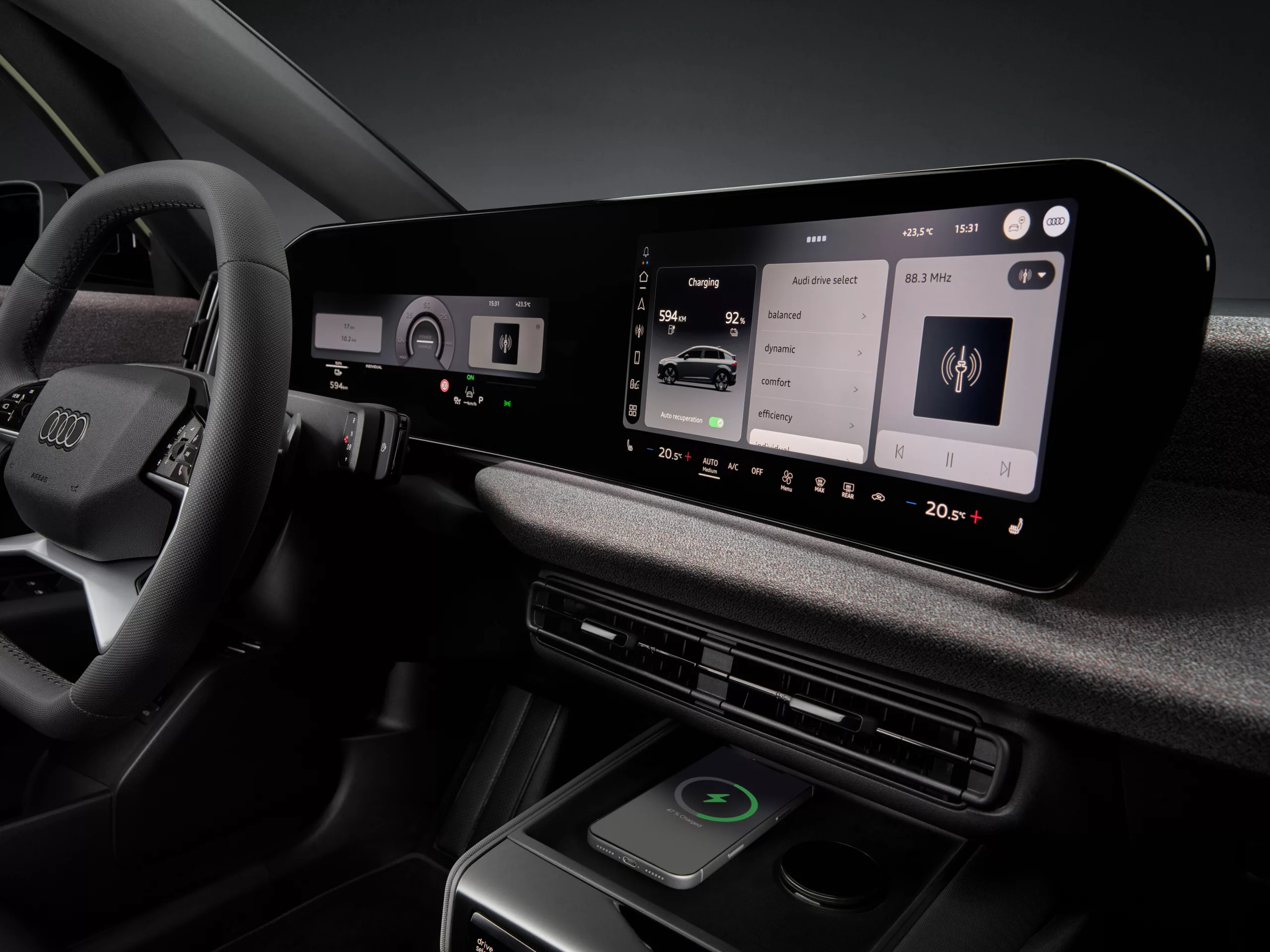 Audi A2 e-tron interior en Jaén